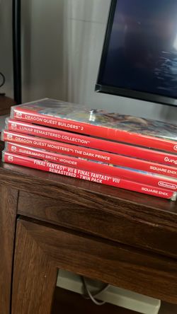 Brand new Nintendo switch games never opened