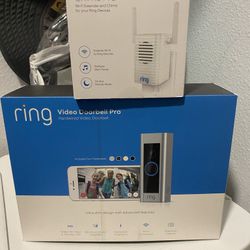 Ring Pro Video Doorbell With Chime Pro