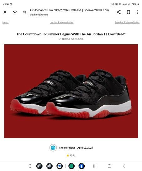 Jordan Bred 11s