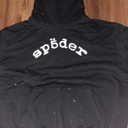 SP5DER RHINESTONE HOODIE