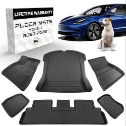 Tesla Model 3 Floor Mats Full Set (Frunk + Trunk + Interior)
