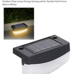 Solar Stair Light LED Warm White 4 Pack