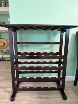 Wine And Wine Glass Rack