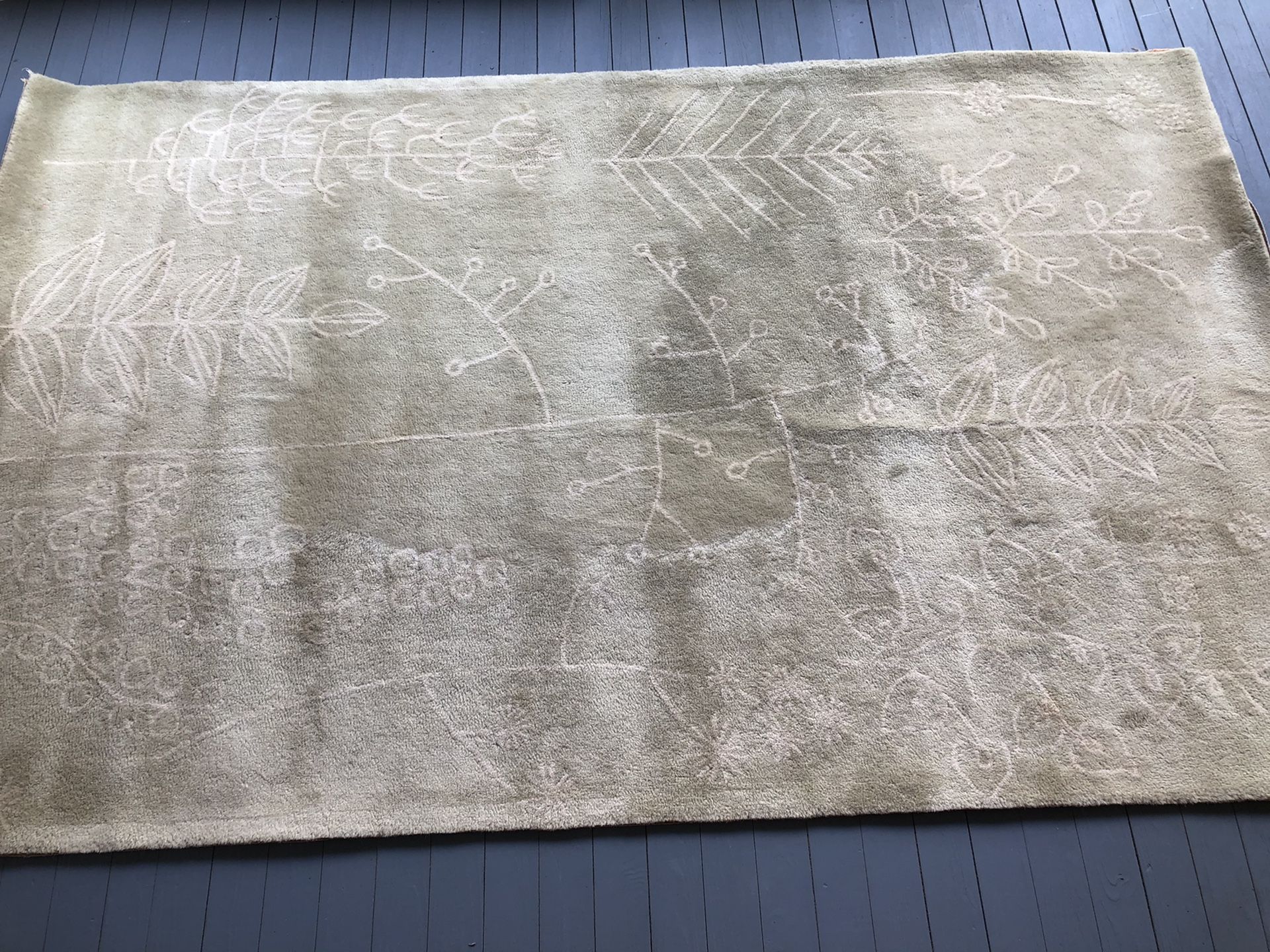 West Elm area rug