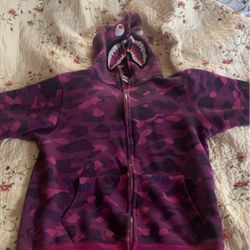 Purple PONR Bape Jacket 