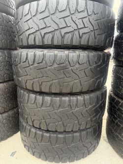 4 used tires 37x12.50r20 Toyo RT 💵free installation and balance ‼️👌