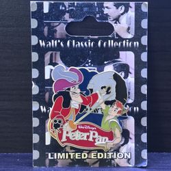 Captain Hook and Peter Pan Pin
