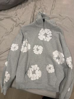 Denim Tears Cotton Wreath Hoodie Grey