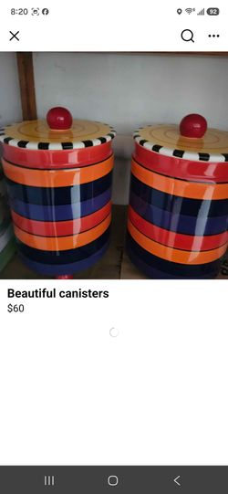 Beautiful canisters