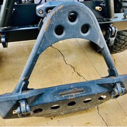 JEEP JK STEEL FRONT BUMPER WITH WINCH PLATE