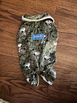 Snoopy Dog Cat Pajamas Apparel Holiday Soft by Berkshire Pet Collection  XS