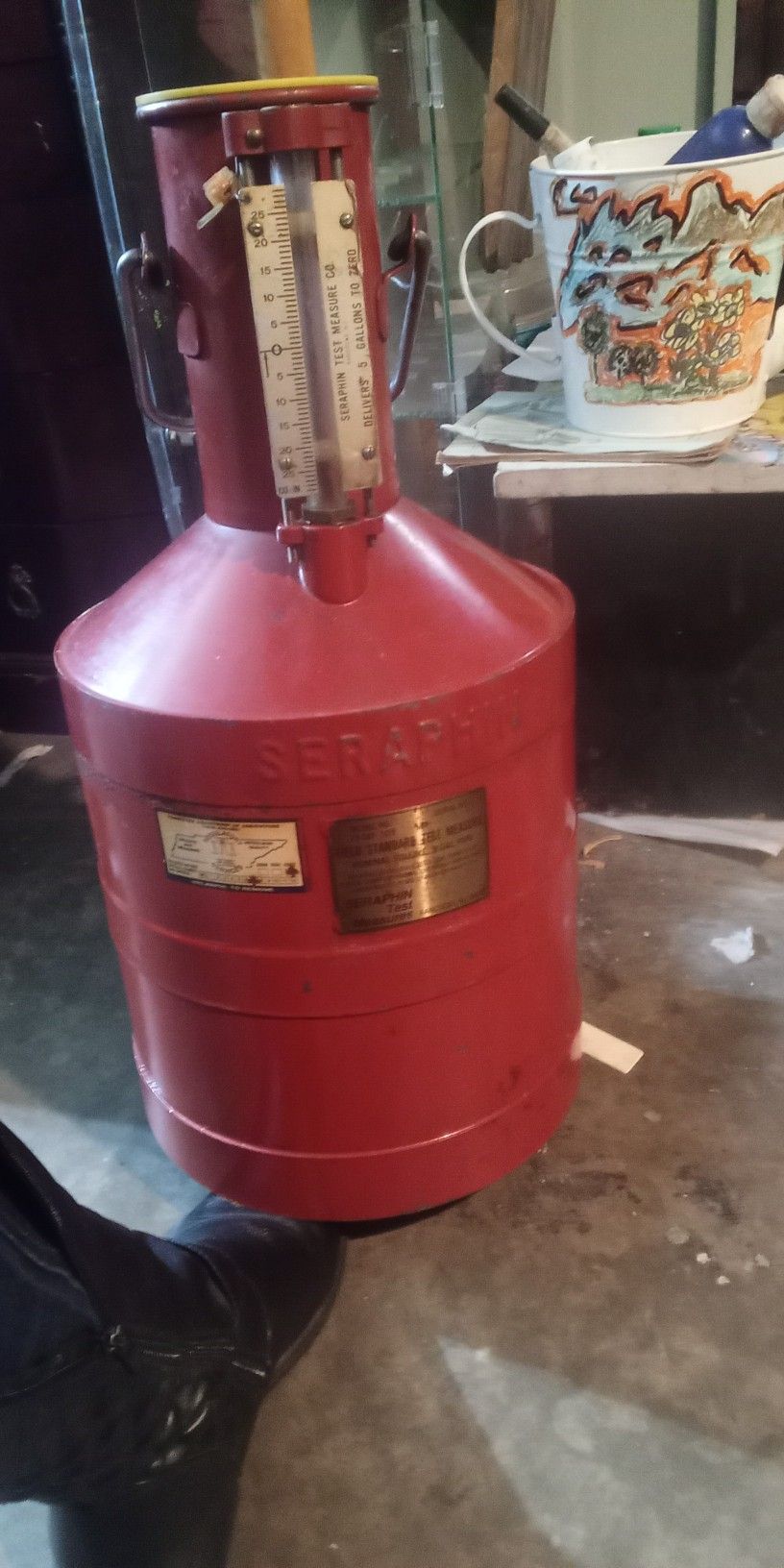 Calibrating Gas Can Fill Test Device