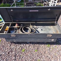 Toolbox and Gasoline Tank  