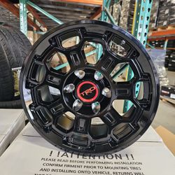 (Set Of 4) 17x8 TR9 TRD Replica Rims 6 Lugs Fits Tacoma