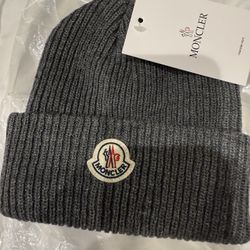 Moncler Beanie Dark Grey Gray
