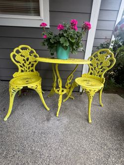Metal Patio Set