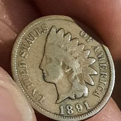 ☆1891~ Indian Head penny☆