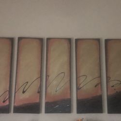 Chocolate Bronze Sunset Painting