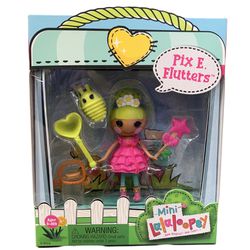 NEW Mini Lalaloopsy doll play set Pix E Flutter 