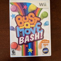Bust-A-Move Bash (Nintendo Wii, 2007) Complete Tested Works CIB 