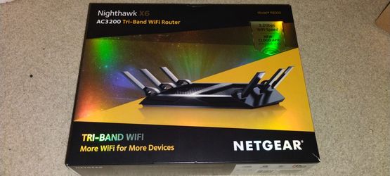 Router Netgear Nighthawk X6 R8000 AC3200 Video Gaming Router