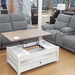 Next-Gen DuraPella Slate Power Reclining Living Room Set / couch /Sofa and Loveseat 