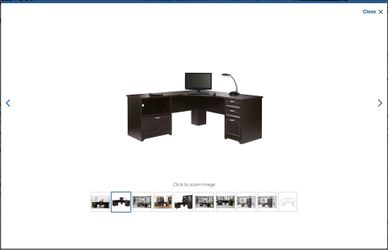 FREE: Executive L-Shaped Desk – Realspace Magellan 71" MUST PICK UP ASAP
