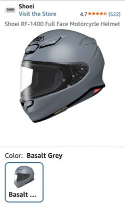 NEW SHOEI XL FULL FACE MOTORCYCLE HELMET