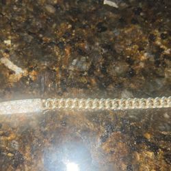 Bracelet 14 K With Diamonds