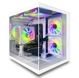 Suevery Gaming Desktop PC – Ryzen 5 5500 | Radeon RX 6500 XT | 16GB RAM | 512GB SSD