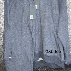 VRST Men's Legacy Fleece Jogger NEP Grey NWT