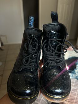 Doc Martens Black Glitter