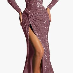 New Pink Sequence Dress!