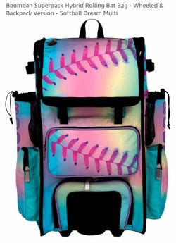$150 OBO- Girls baseball Bag with wheels