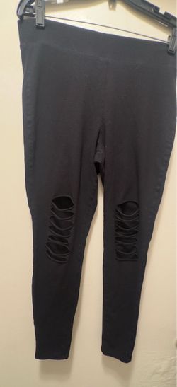 Ripped design leggings