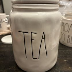 Rae Dunn Tea Canister 