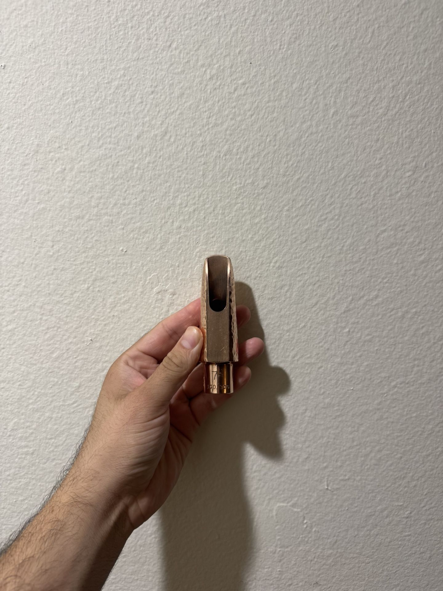 JodyJazz Hand Hammered Rose Gold 7* Tenor Saxophone Mouthpiece 190/300- RARE