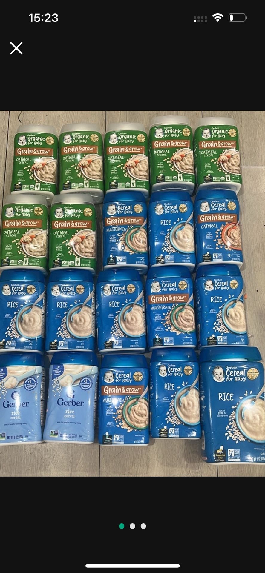 Gerber Cereal. 1.3$