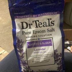 Dr.Teals Epsolm salt lavender soothe & sleep 3lb