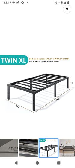Twin XL Metal Platform Bed Frame