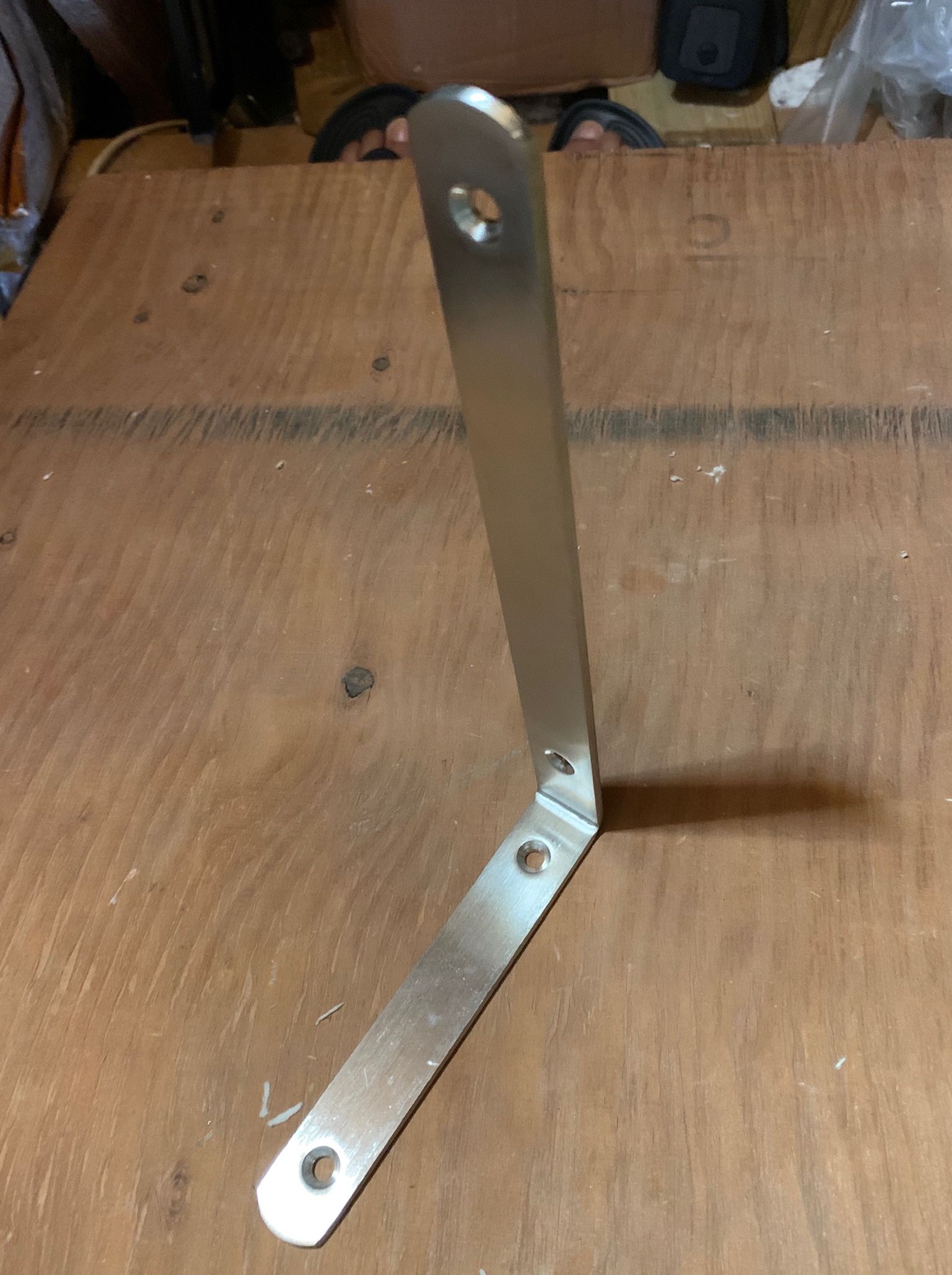 Stainless steel Shelfs brackets 10” x 6”