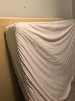 queen sealy pillowtop boxspring and matress and frame must go by tomorrow pd over 3grand will take 200 cash