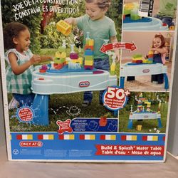 Little Tikes Build & Splash Water Table – 50+ Pieces – New in Box