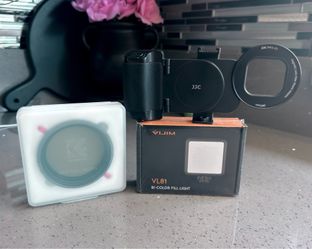 Upped 67mm Phone Lens Filter Mount + Phone Camera Grip Set for iPhone