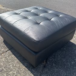 Black Ottoman