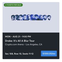 Drake Tickets 