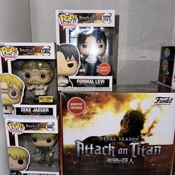 Attack On Titan Funko Pops