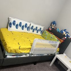 Single bed With Mattress And Topper