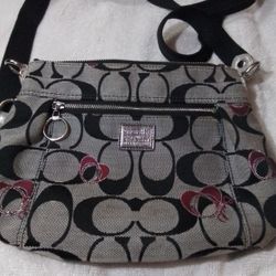 Coach Cross Body Poppy Collection With Hearts 