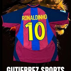 retro classics of Barcelona Ronaldinho